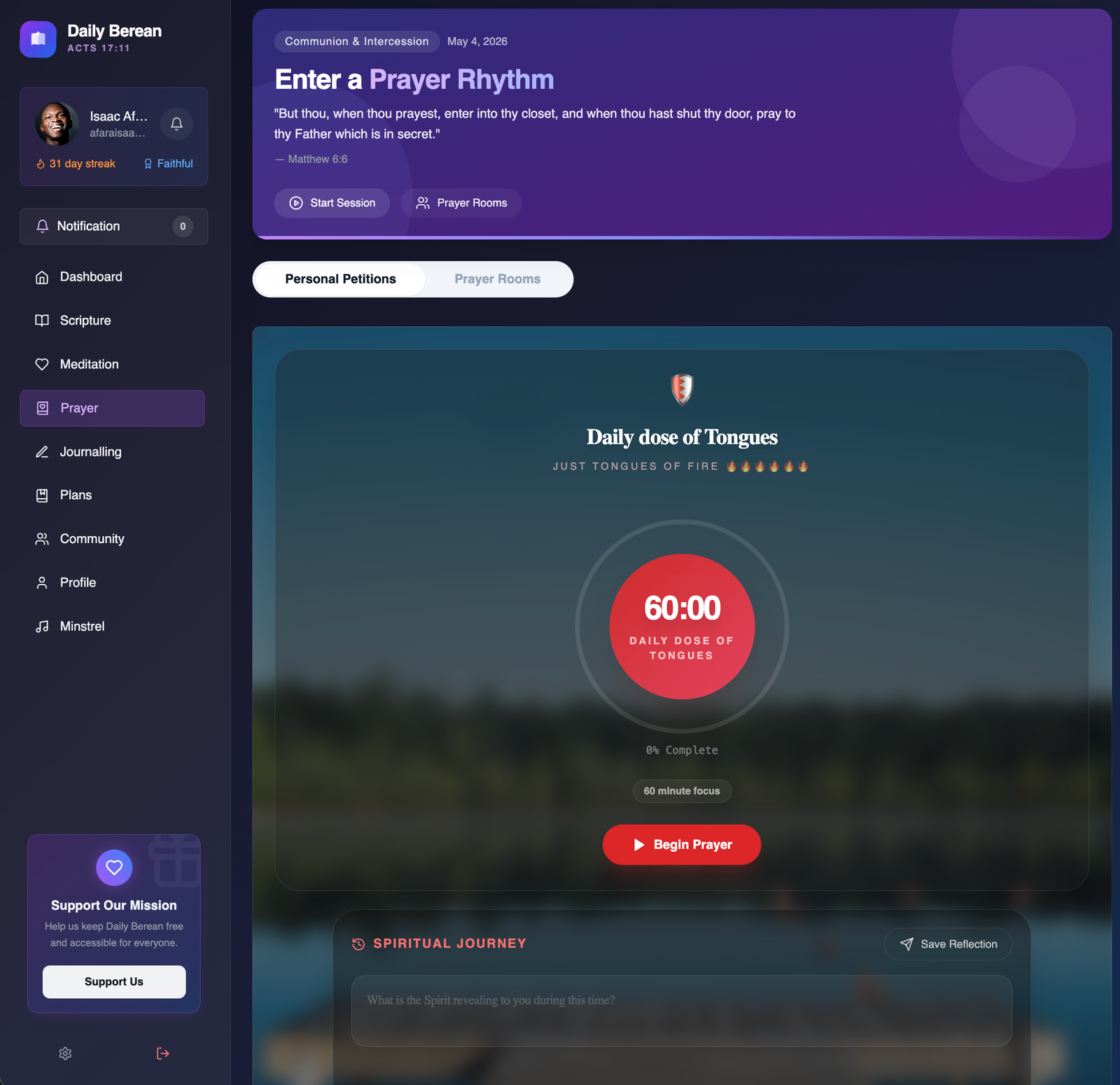 Prayer Planner